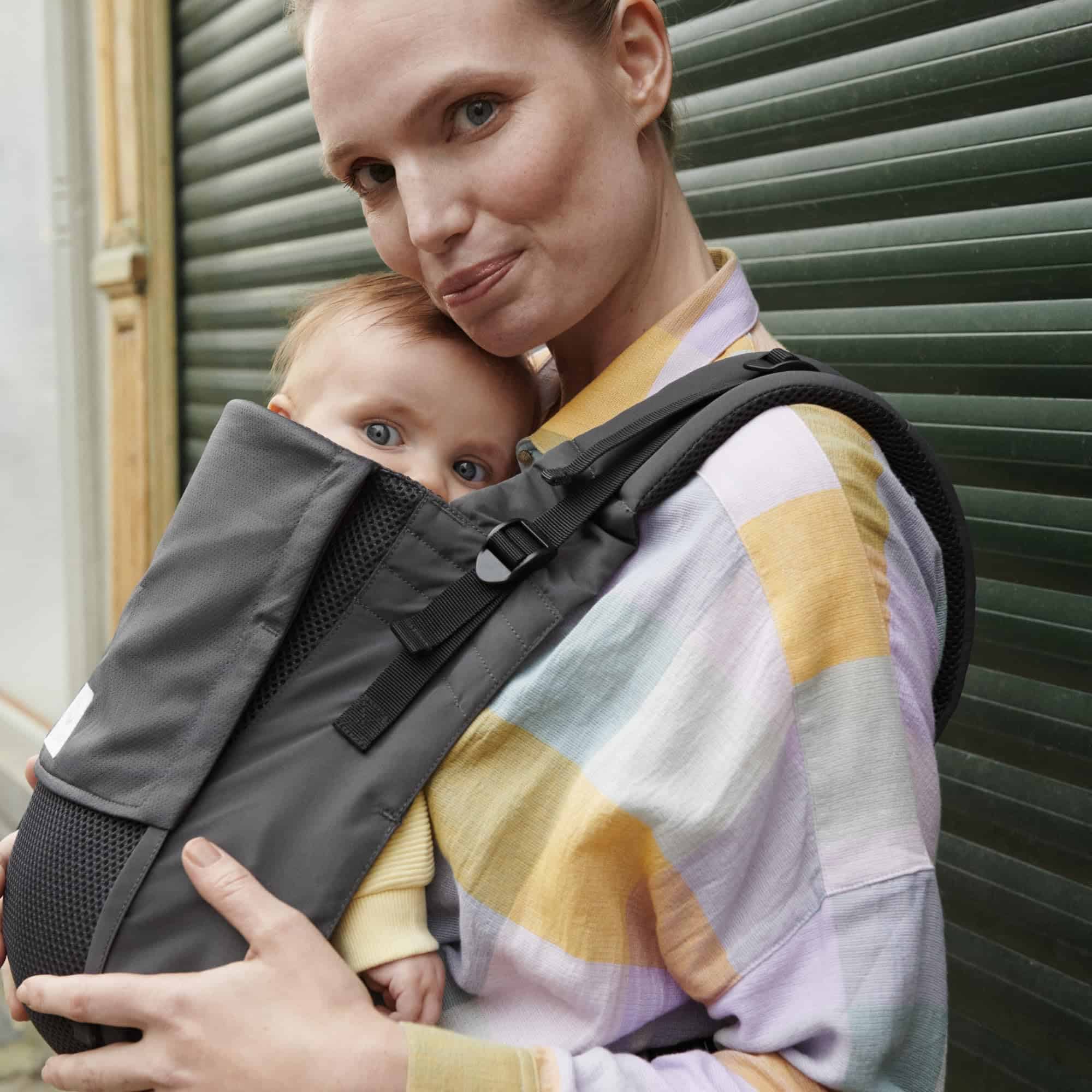 Stokke Limas Mesh, Gris Antracita - Fular Portabebés - Imagen 6