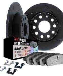 Kit de Frenos Traseros y Discos de -Negro