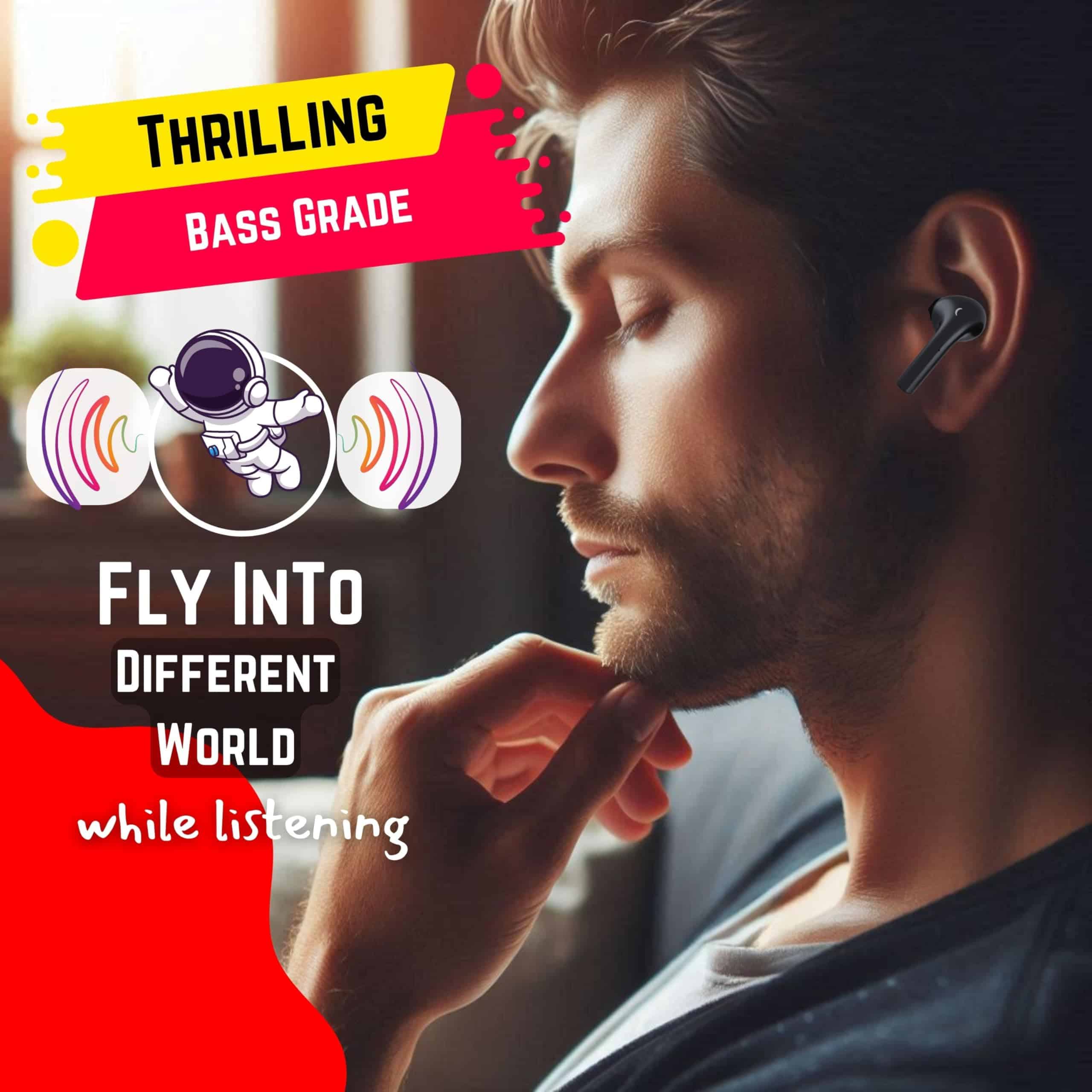 Auriculares inalámbricos híbridos XR Loud M16 Bluetooth 5.4 - Imagen 4