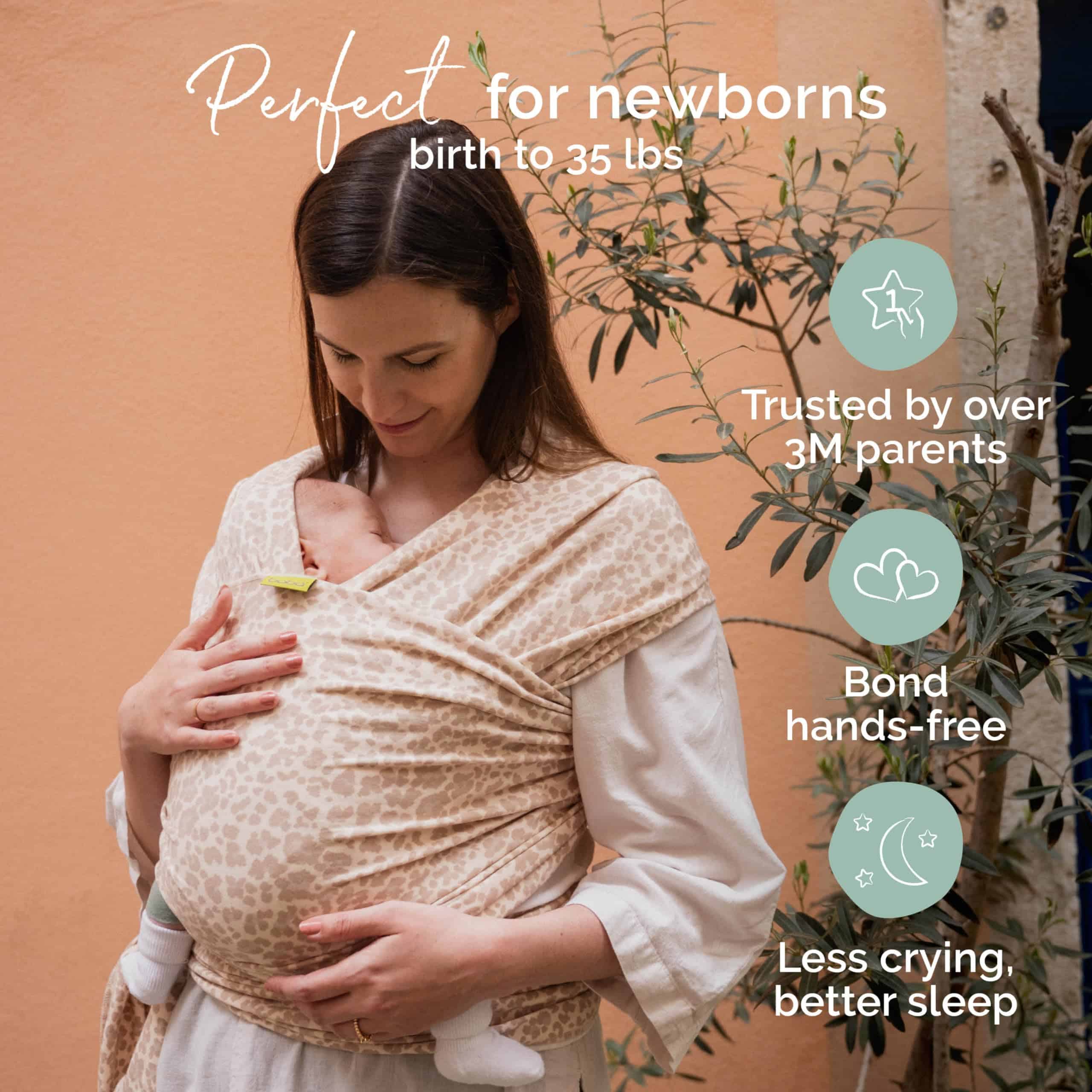 Fular Portabebés Boba - Fular Porta Bebés Original para - Imagen 3