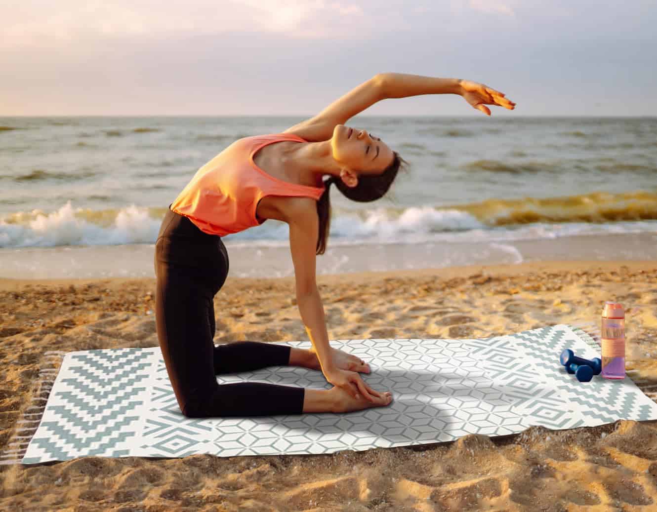 Tapete de Yoga Orgánico Hecho a Mano -100% Orgánico - LingZh - Imagen 8