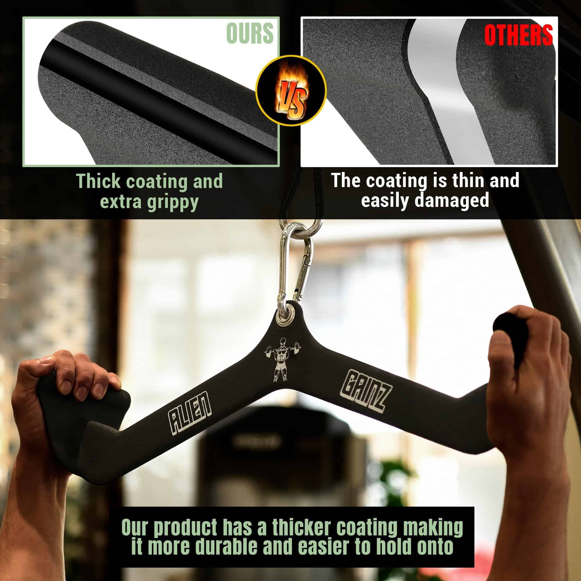 Barra de jalón Alien Gainz - Accesorios de cable de alta - Imagen 5