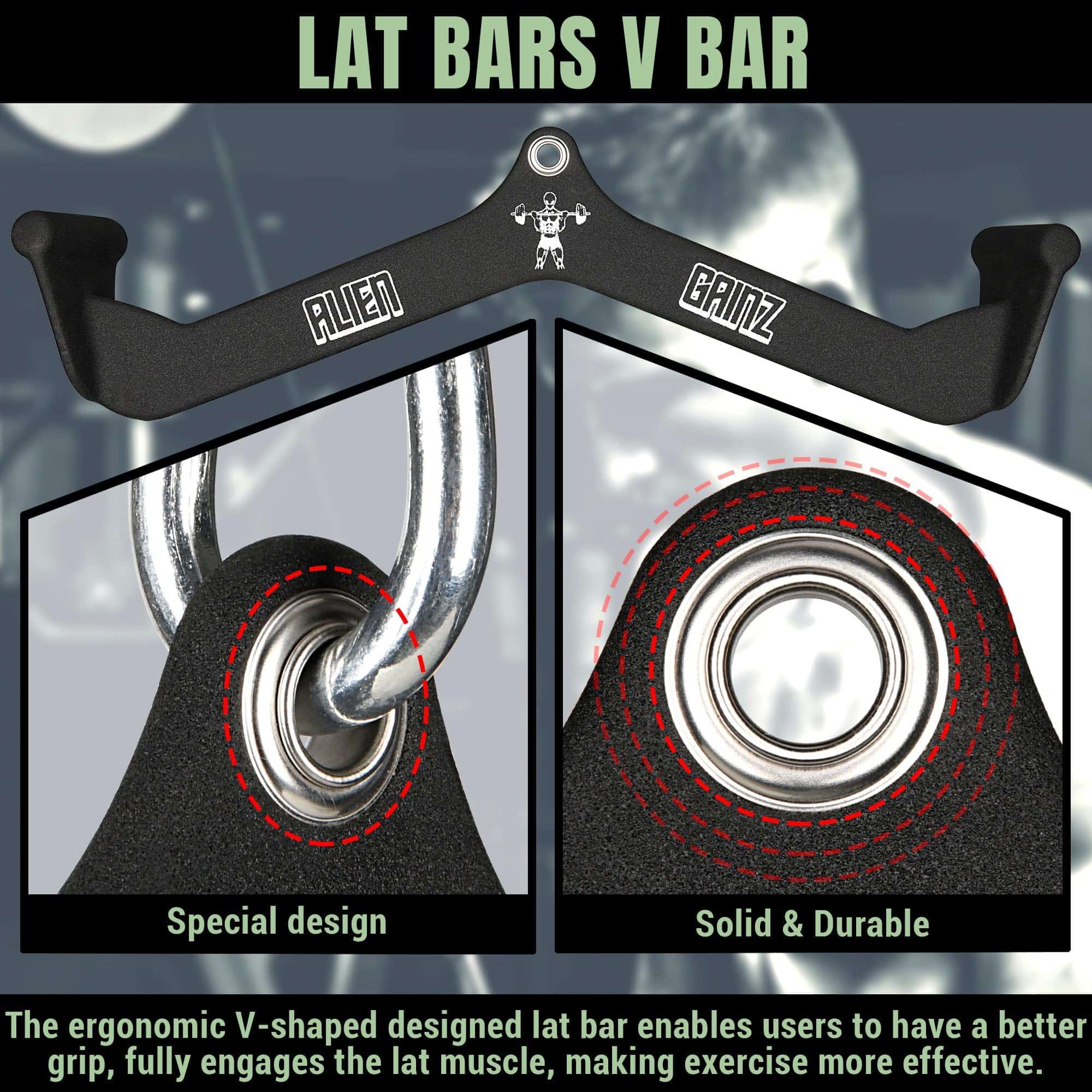 Barra de jalón Alien Gainz - Accesorios de cable de alta - Imagen 3