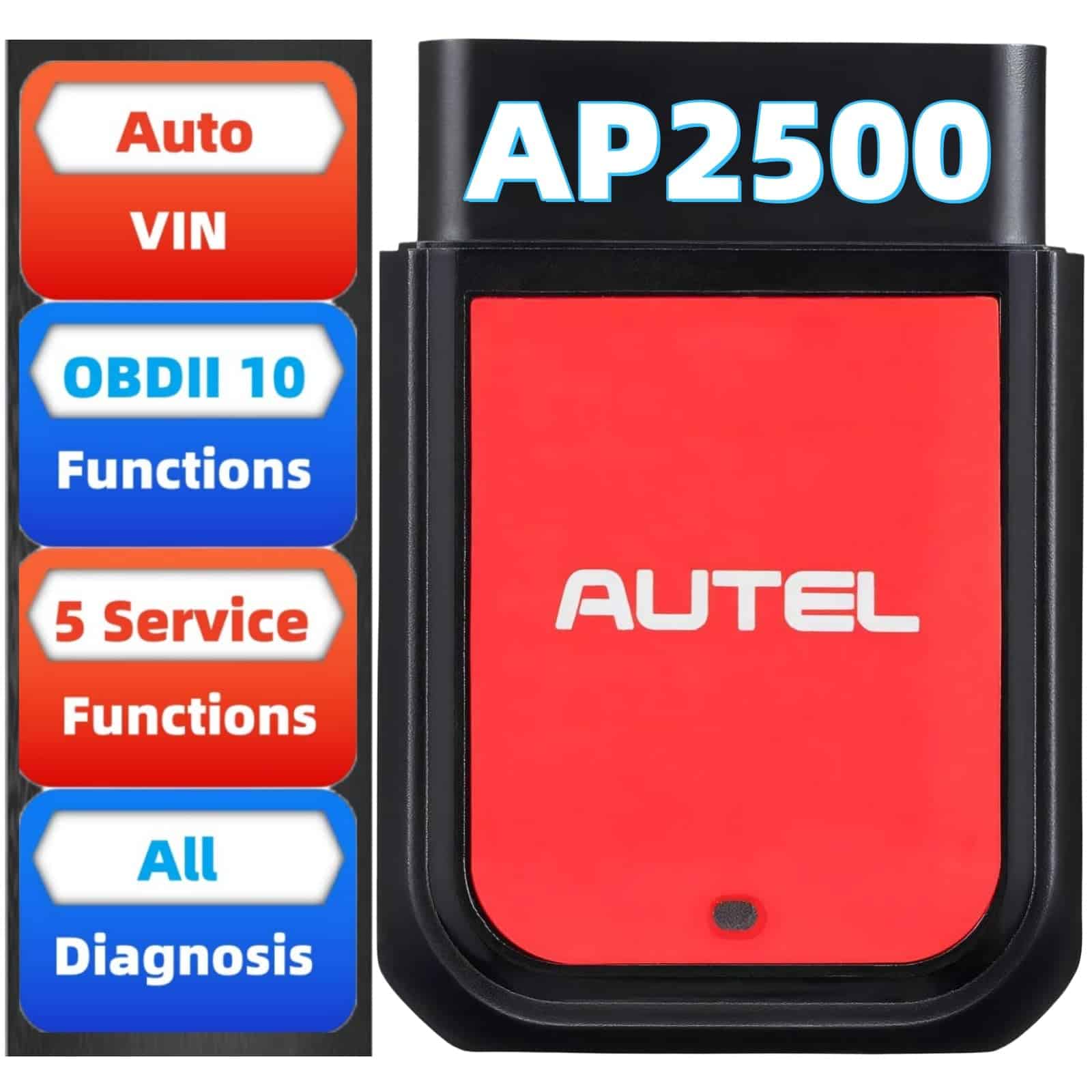 Autel MaxiAP AP2500 OBD2 Scanner Bluetooth Code Reader,