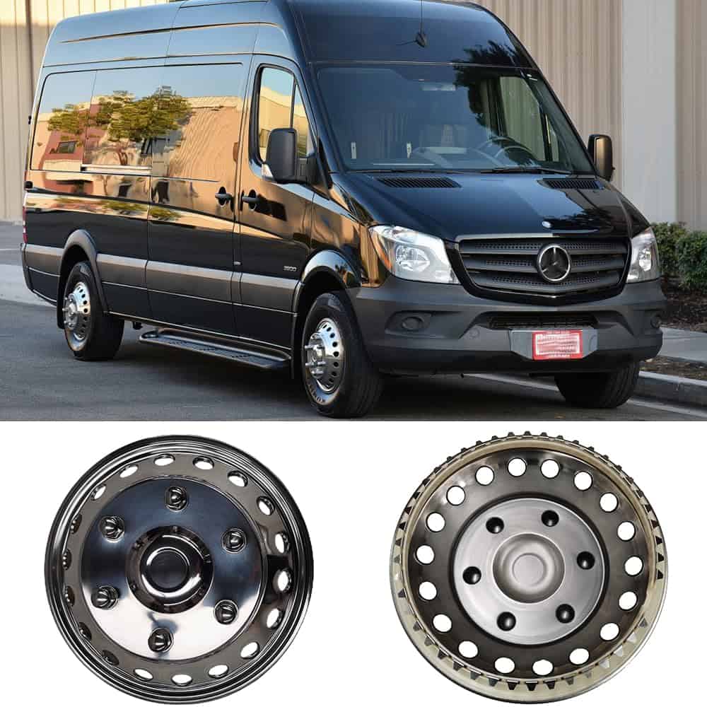 Cubierta de rueda simulada Deebior K16AF 16" delantera de