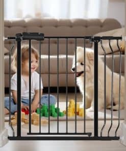 Puerta ancha HOOOEN para bebés para escaleras y puertas 30"