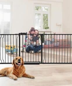 Puertas para bebés extra anchas HOOEN de 30" de altura para