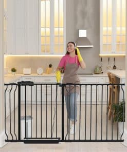 Puerta de Seguridad para Bebés HOOEN Extra Ancha de 30" de