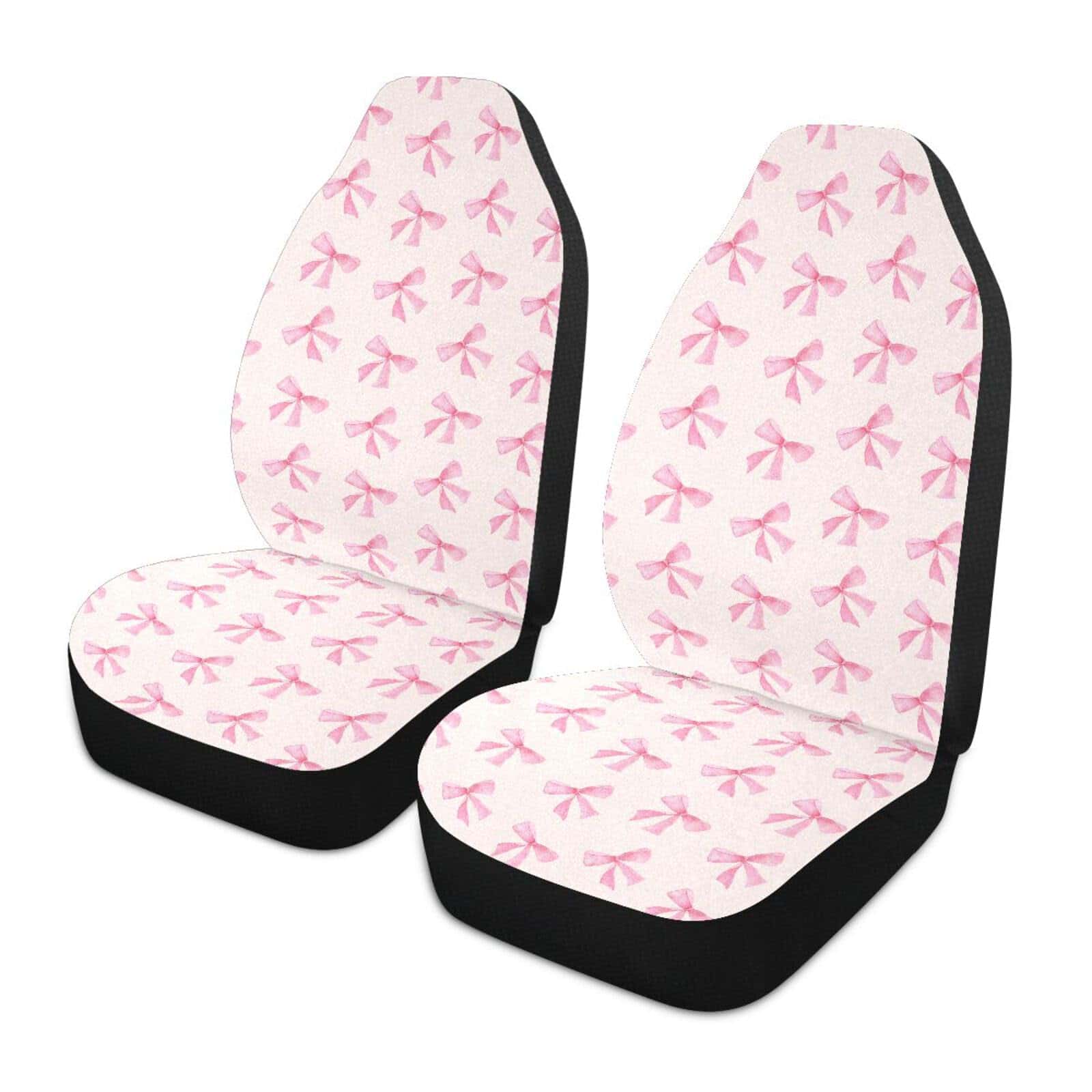 Burbuja Cubierta de Asiento Delantero con Lazo Rosa,