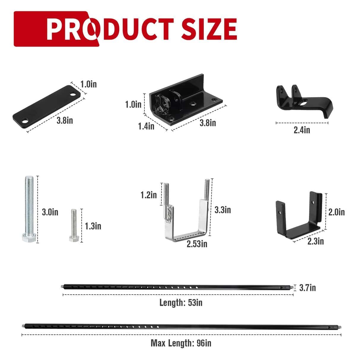 Soporte de montaje de soporte trasero de estabilizador en - Imagen 8