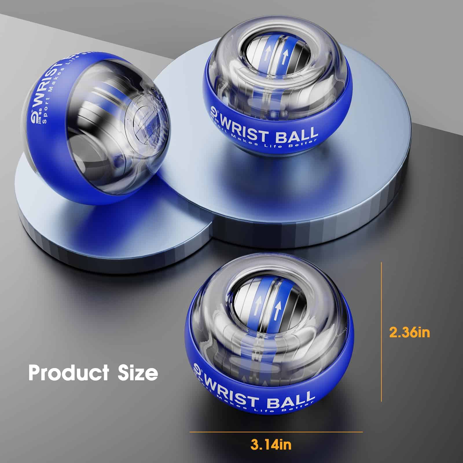 JIN BDWrist Trainer Ball Auto-Start Wrist Strengthener - Imagen 4
