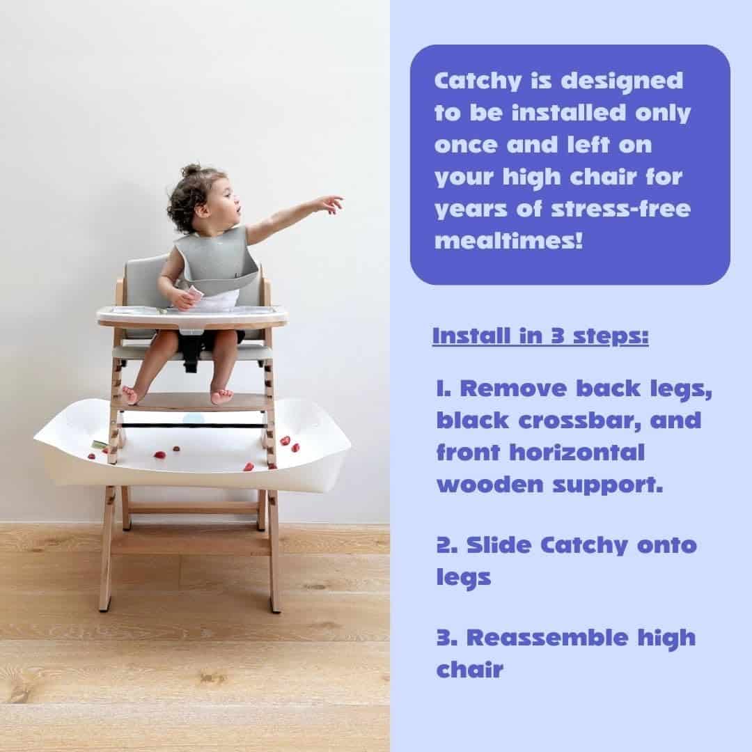 CATCHY - Recogedor de comida - Compatible con la silla alta - Imagen 6