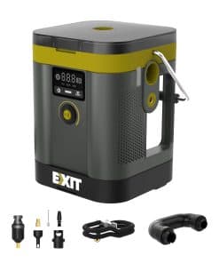 Compresor de aire portátil EXIT 20V para inflar llantas de