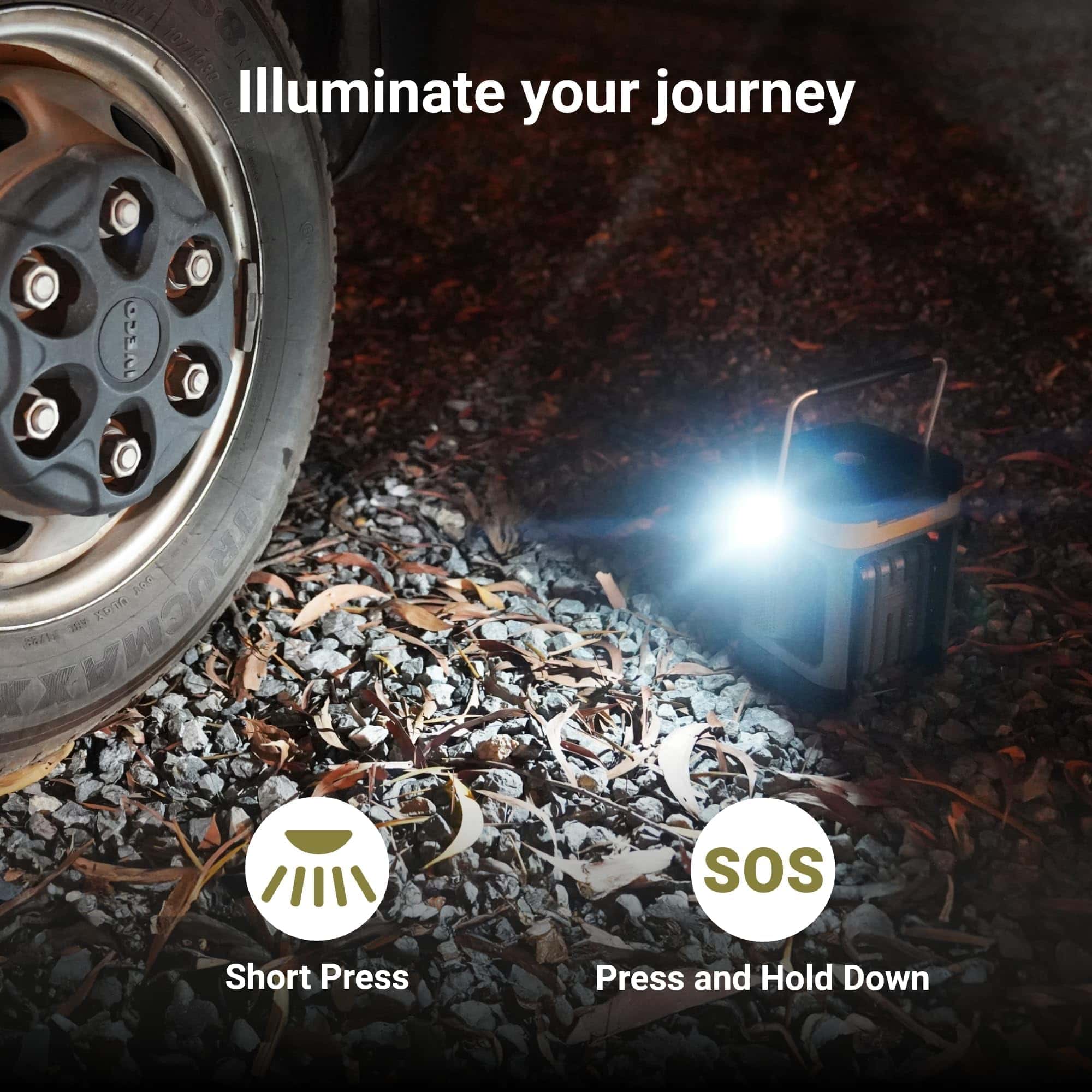 Compresor de aire portátil EXIT 20V para inflar llantas de - Imagen 5