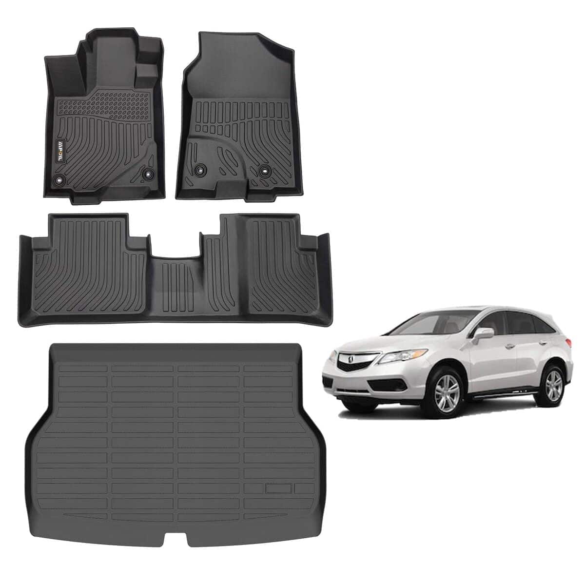 AIPOIL Juego de Tapetes y Forro de Carga para Acura RDX
