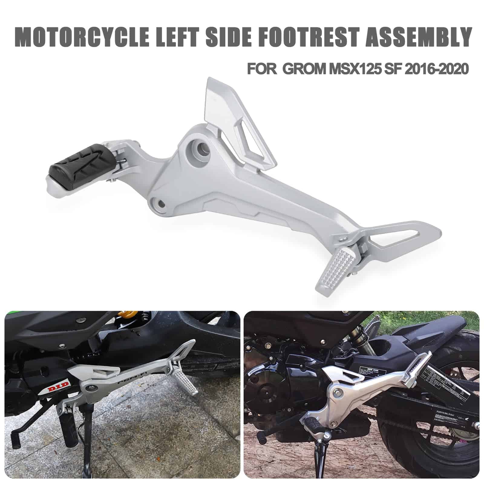 Pedal reposapiés de la izquierda para motocicleta en - Imagen 3