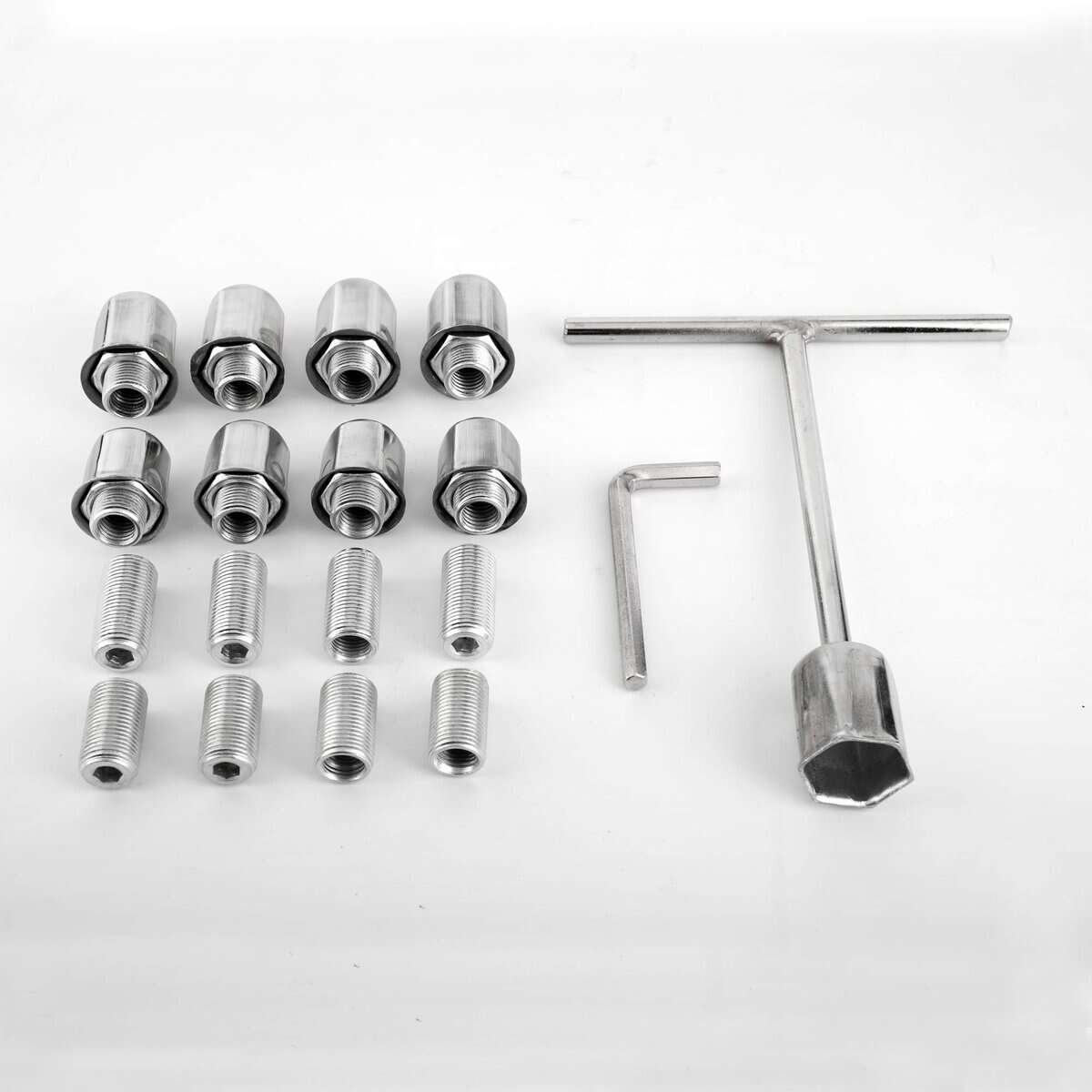 4 piezas de Simuladores de Rueda Delantera Trasera de Acero - Imagen 9