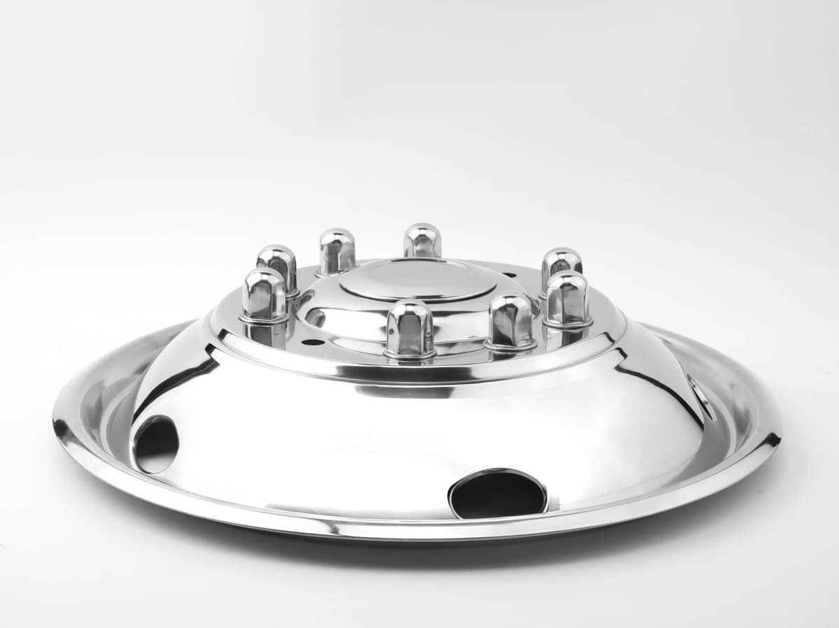 Juego de 4 Tapacubos para Ruedas Dobles de Acero Inoxidable - Imagen 10