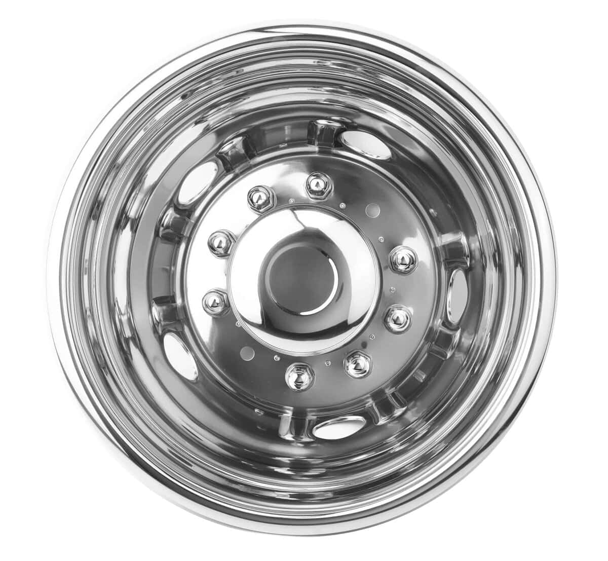 Juego de 4 Tapacubos para Ruedas Dobles de Acero Inoxidable - Imagen 7