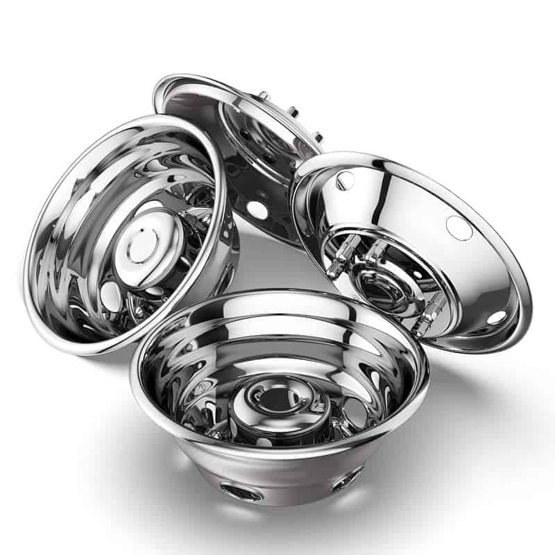 4 piezas de Simuladores de Rueda Delantera Trasera de Acero - Imagen 4