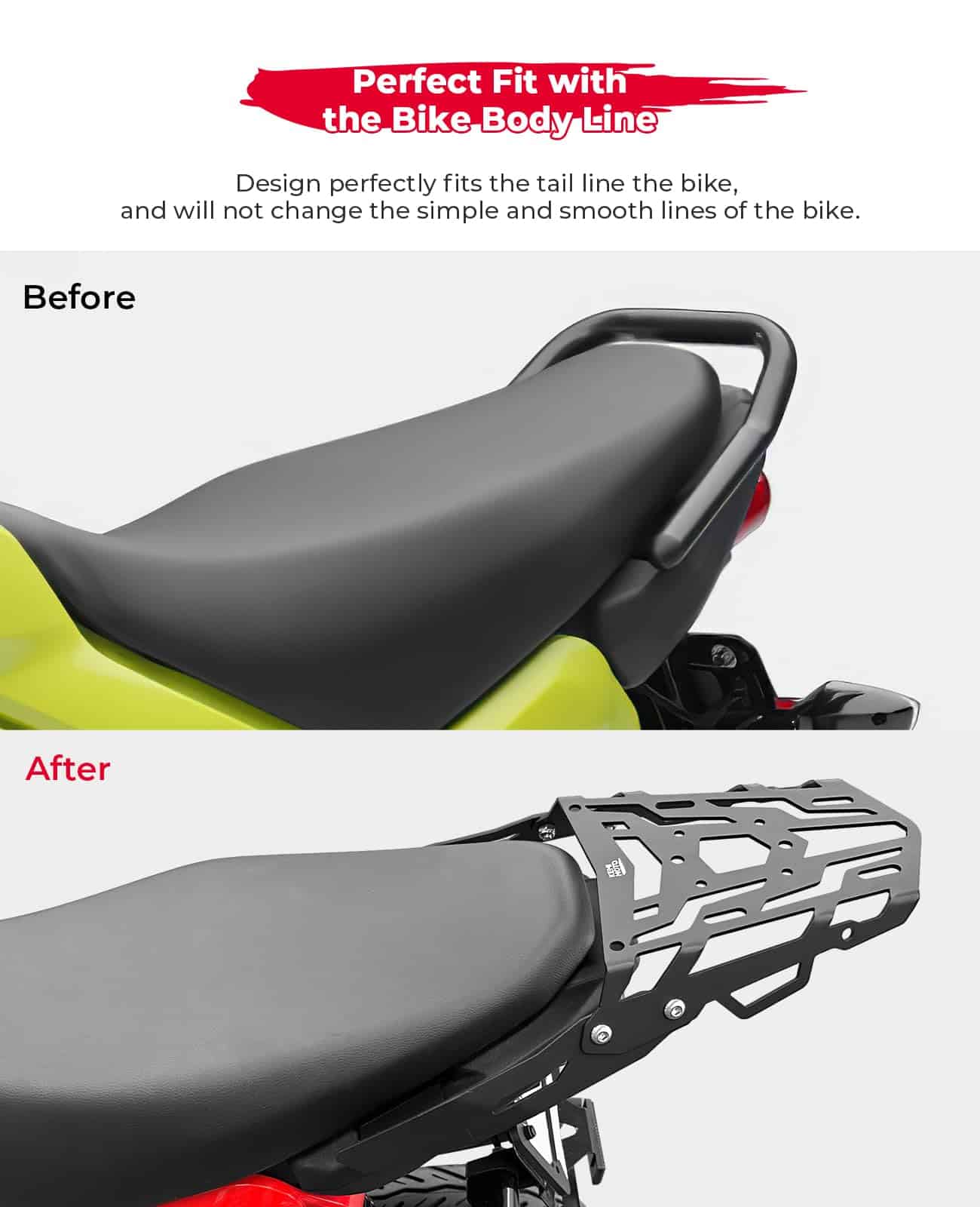 Portaequipajes de Moto KEMIMOTO para Navi con Capacidad de - Imagen 6