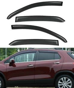 Wensdy 4Pcs Deflector de Viento para Ventana Lateral, Juego