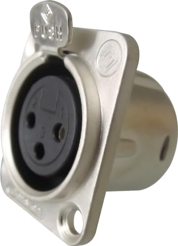 Conector Hembra de Panel Chasis XLR de 3 pines RIVIERA con - Imagen 8