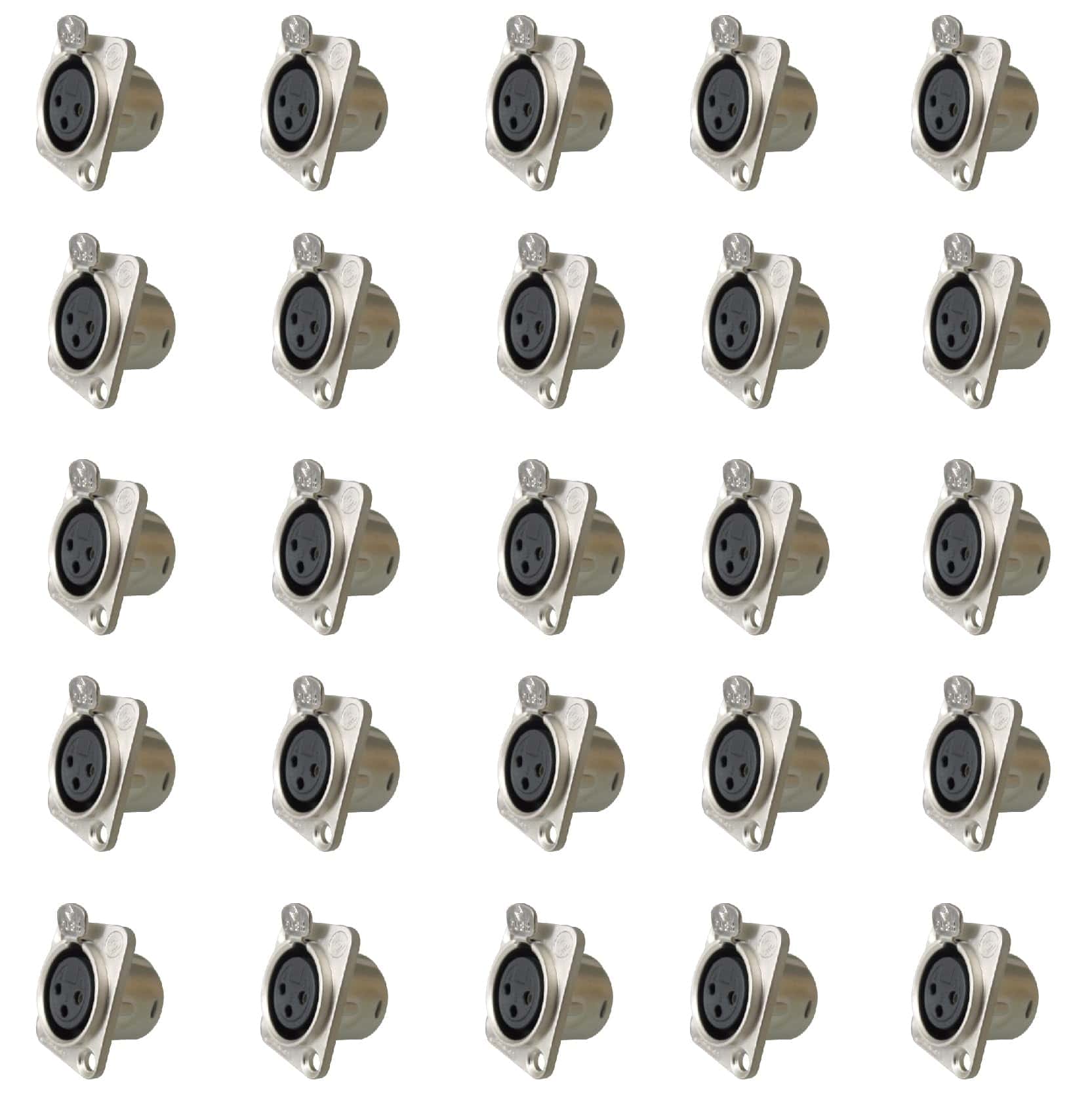 Conector Hembra de Panel Chasis XLR de 3 pines RIVIERA con - Imagen 10