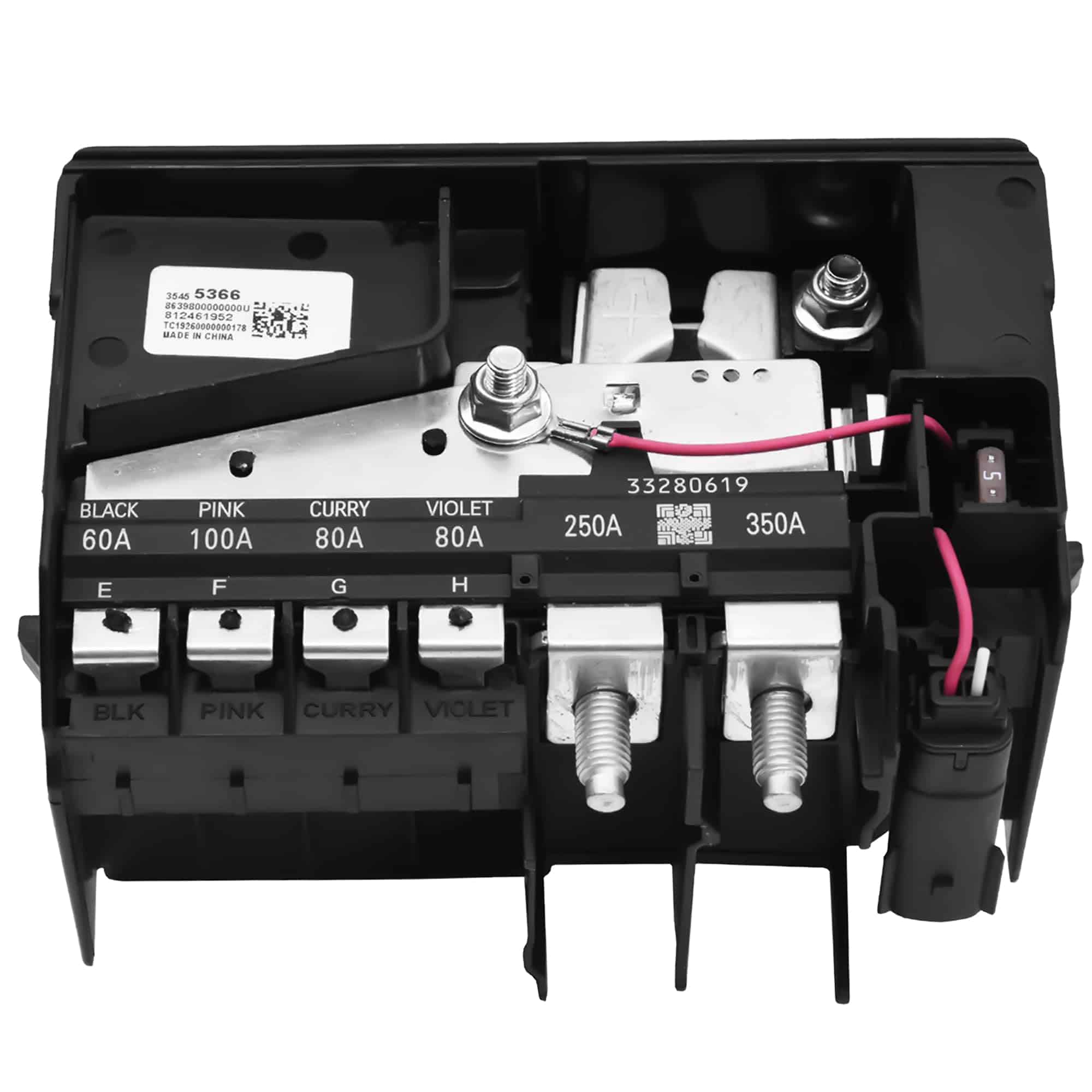 Bloque de fusibles del compartimiento del motor con