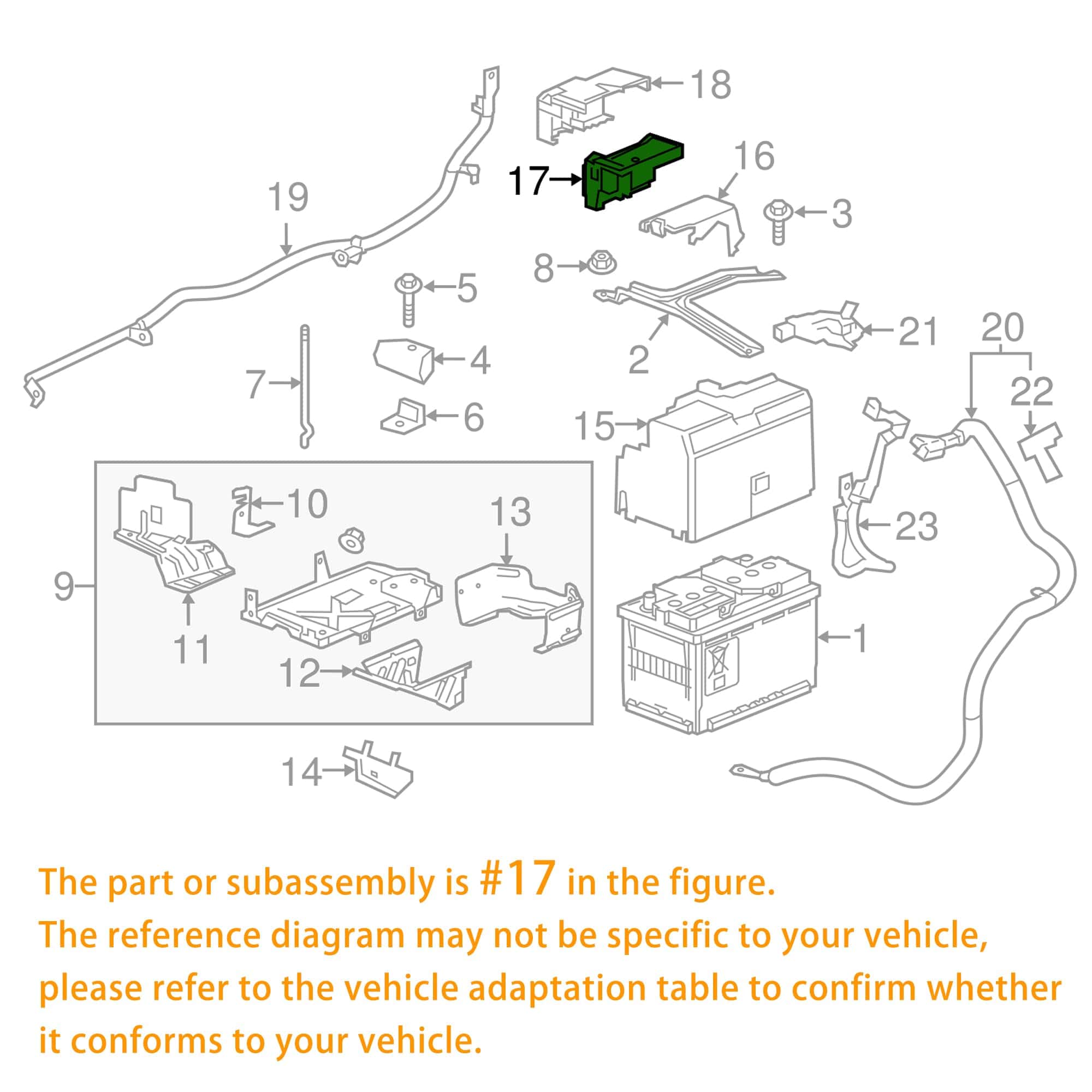 Bloque de fusibles del compartimiento del motor con - Imagen 8
