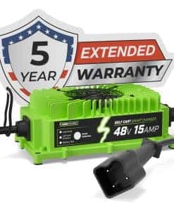 Cargador de batería para carrito de golf de 48 voltios para