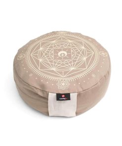 Cojín de Meditación Cudegui Zafu Relleno de Cáscara de Café