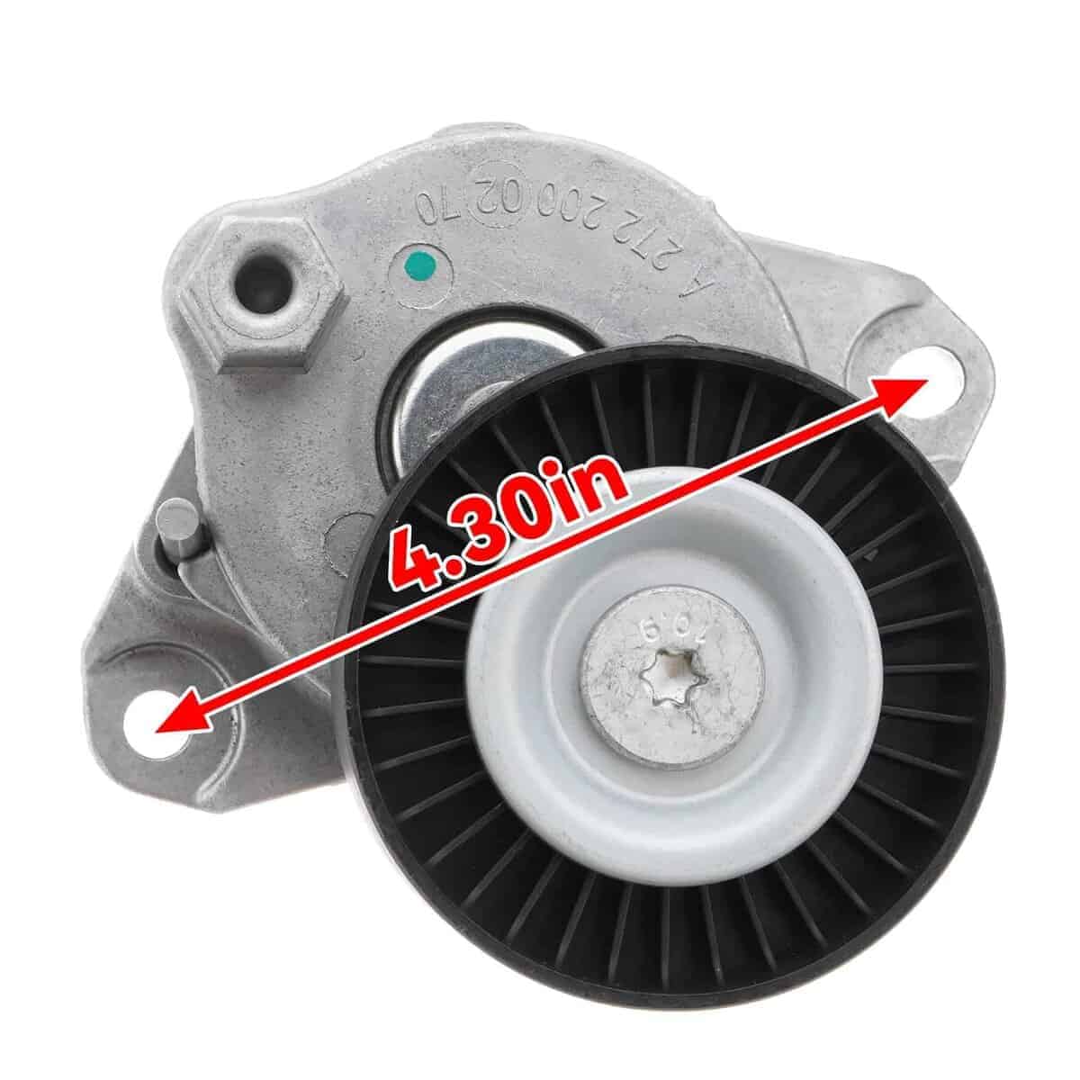 Kit de tensor y polea de correa de transmisión del motor - Imagen 6