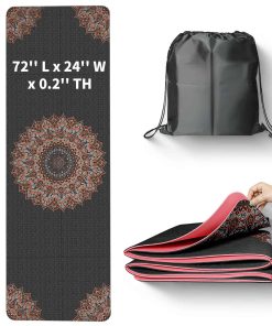 Tapete de Yoga de Viaje 72"X24"X0.2", Tapete de Ejercicios