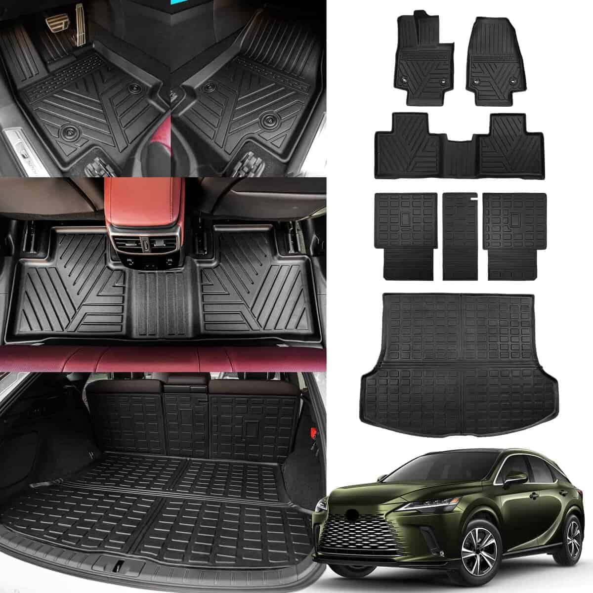 Tapetes para piso Dattumar compatibles con Lexus RX350