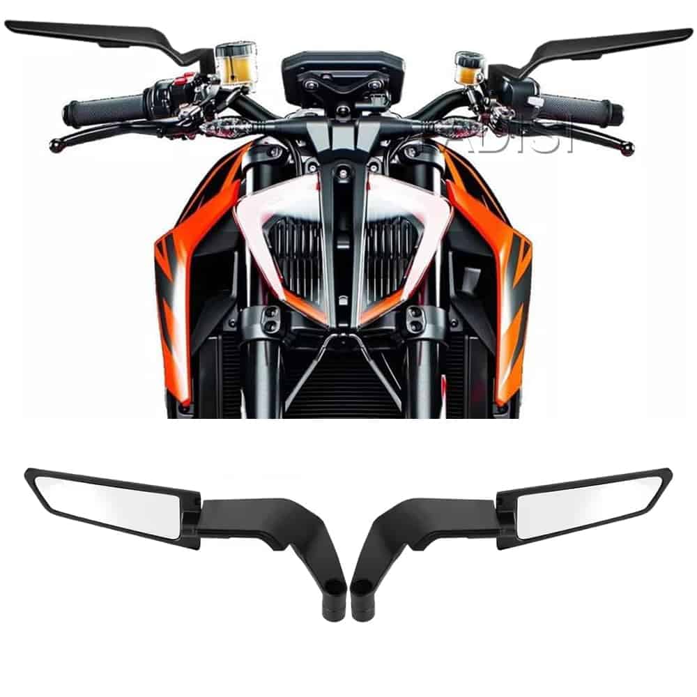 Espejo retrovisor ajustable y giratorio de ala de viento