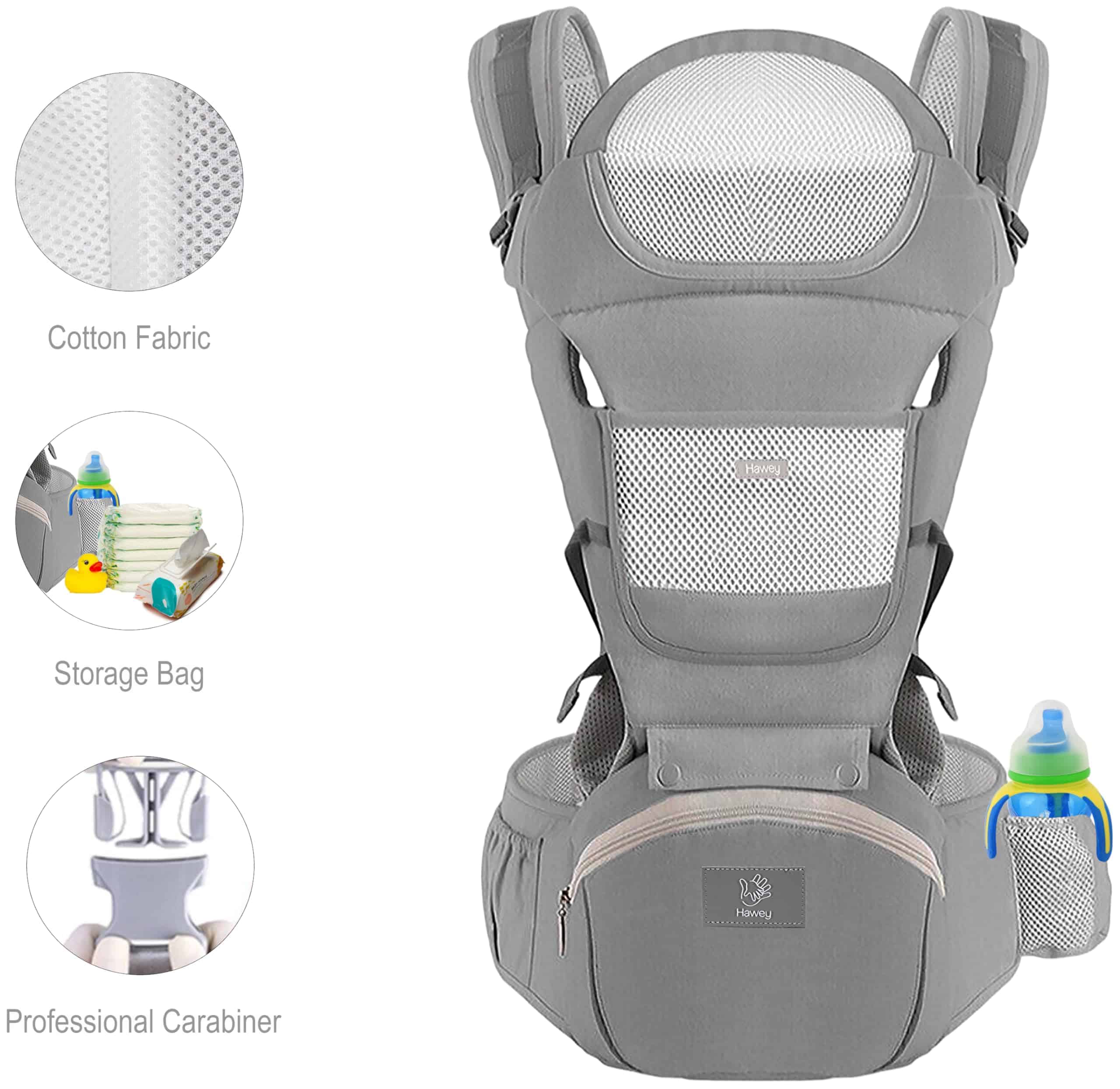 Portabebés Envoltura - Ergonómico Convertible Frontal y - Imagen 9