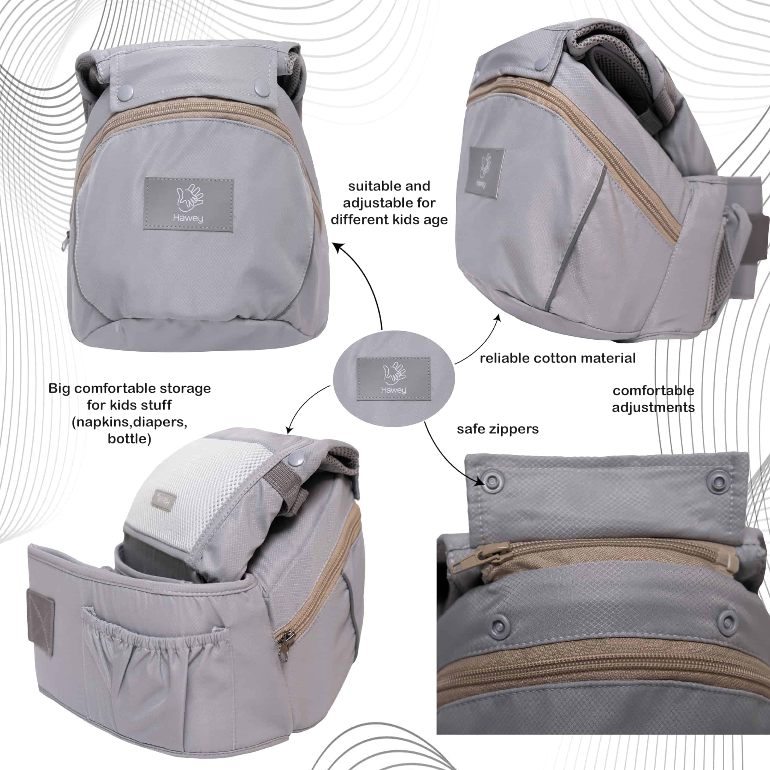 Portabebés Envoltura - Ergonómico Convertible Frontal y - Imagen 4