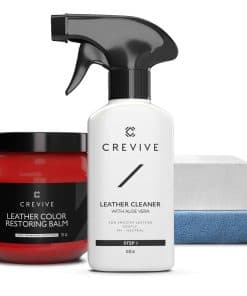 Limpiador de Cuero CREVIVE 8.45 oz & Bálsamo Recolorante de