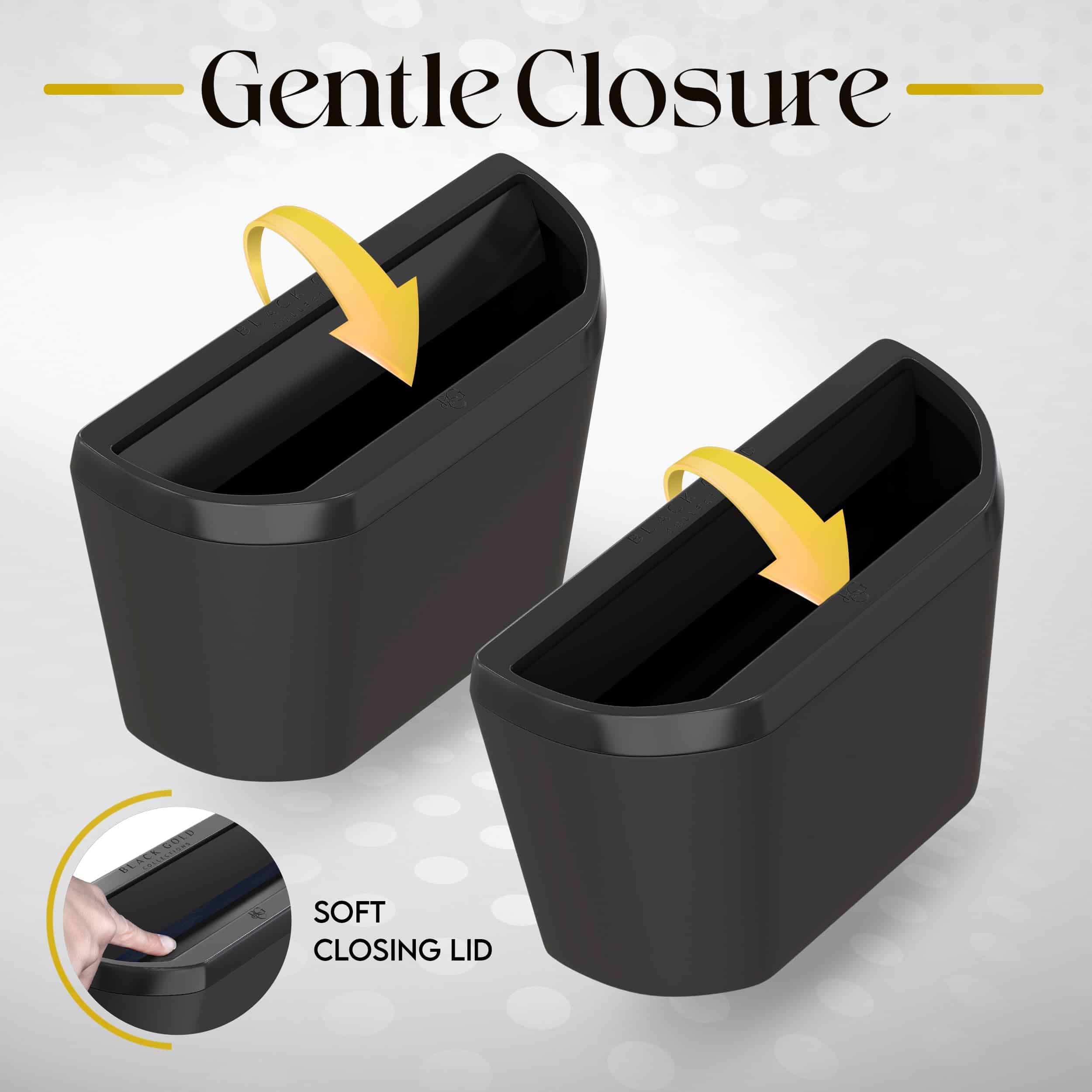 Cubo de Basura para Auto Black Gold Collections Ultimate - Imagen 5