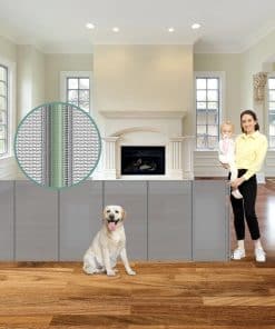 Puertas para Bebés Retráctiles Extra Largas Reforzadas de