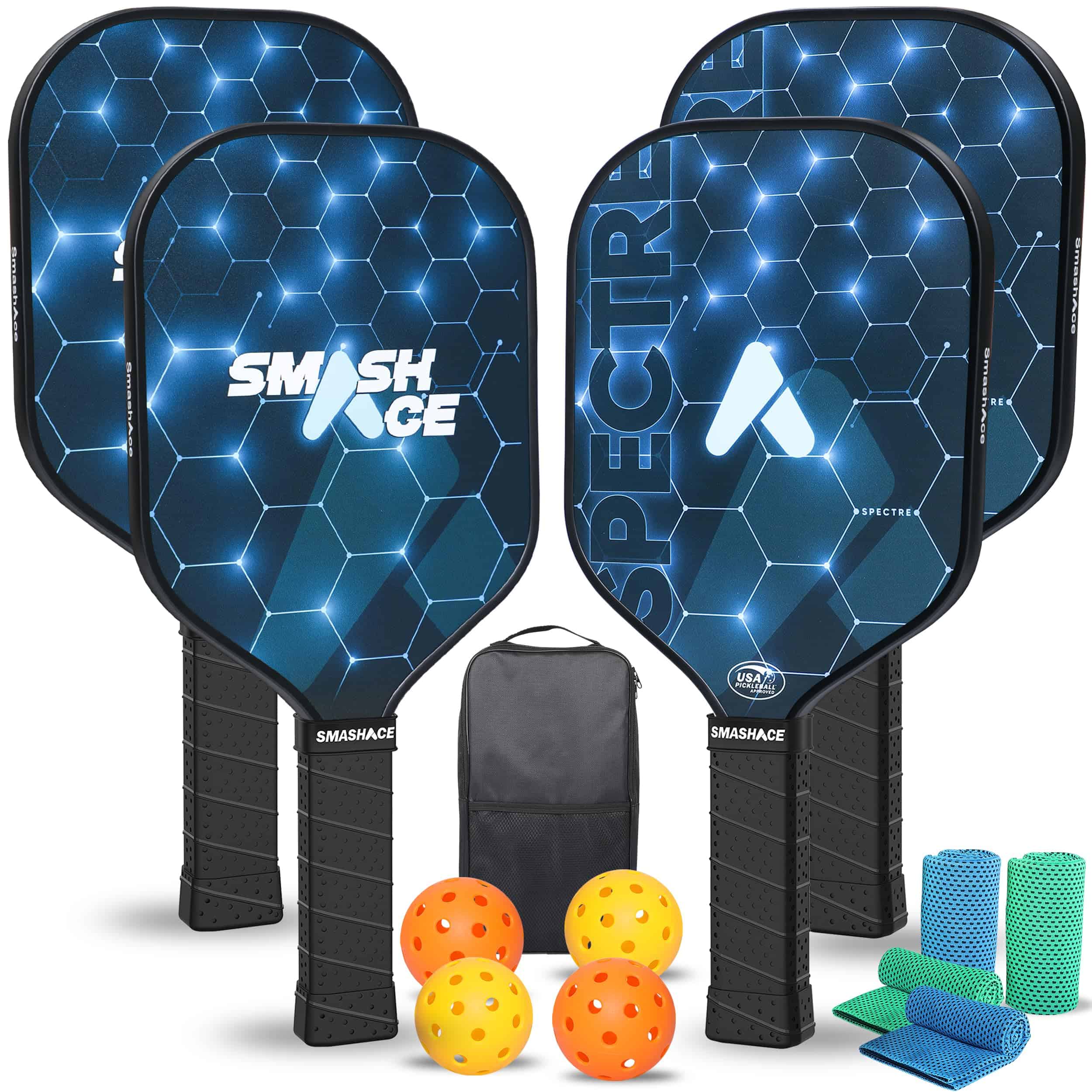 Conjunto de Palas de Pickleball SmashAce Aprobado por la