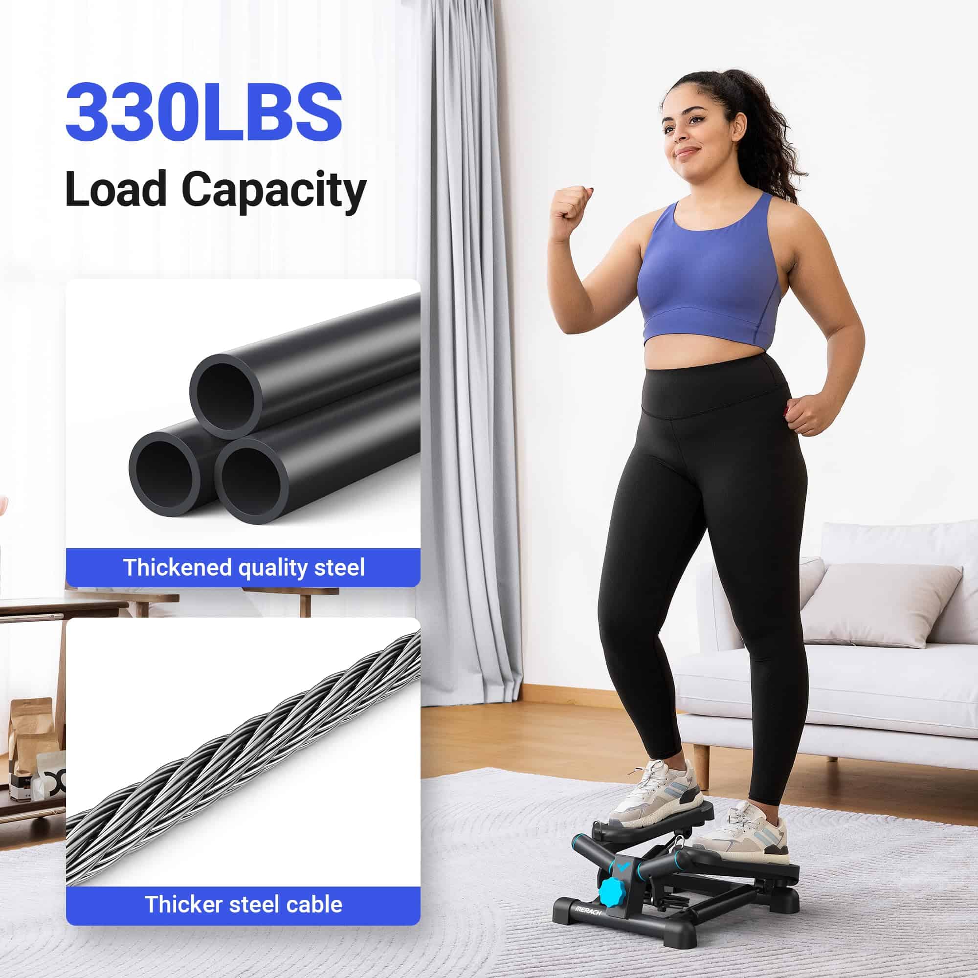 Mini Stepper para Ejercicio MERACH, Twist Stair Stepper - Imagen 8