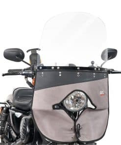 Parabrisas de motocicleta KEMIMOTO 18"x16" Transparente con