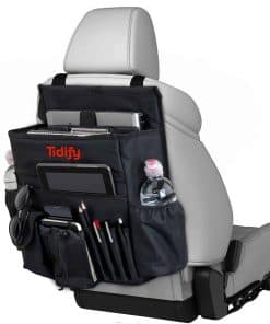 Organizador de asiento trasero para automóvil con -Negro