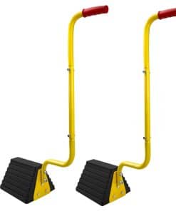 ROBLOCK 2 Pack Topes de Rueda de Goma de Alta Resistencia