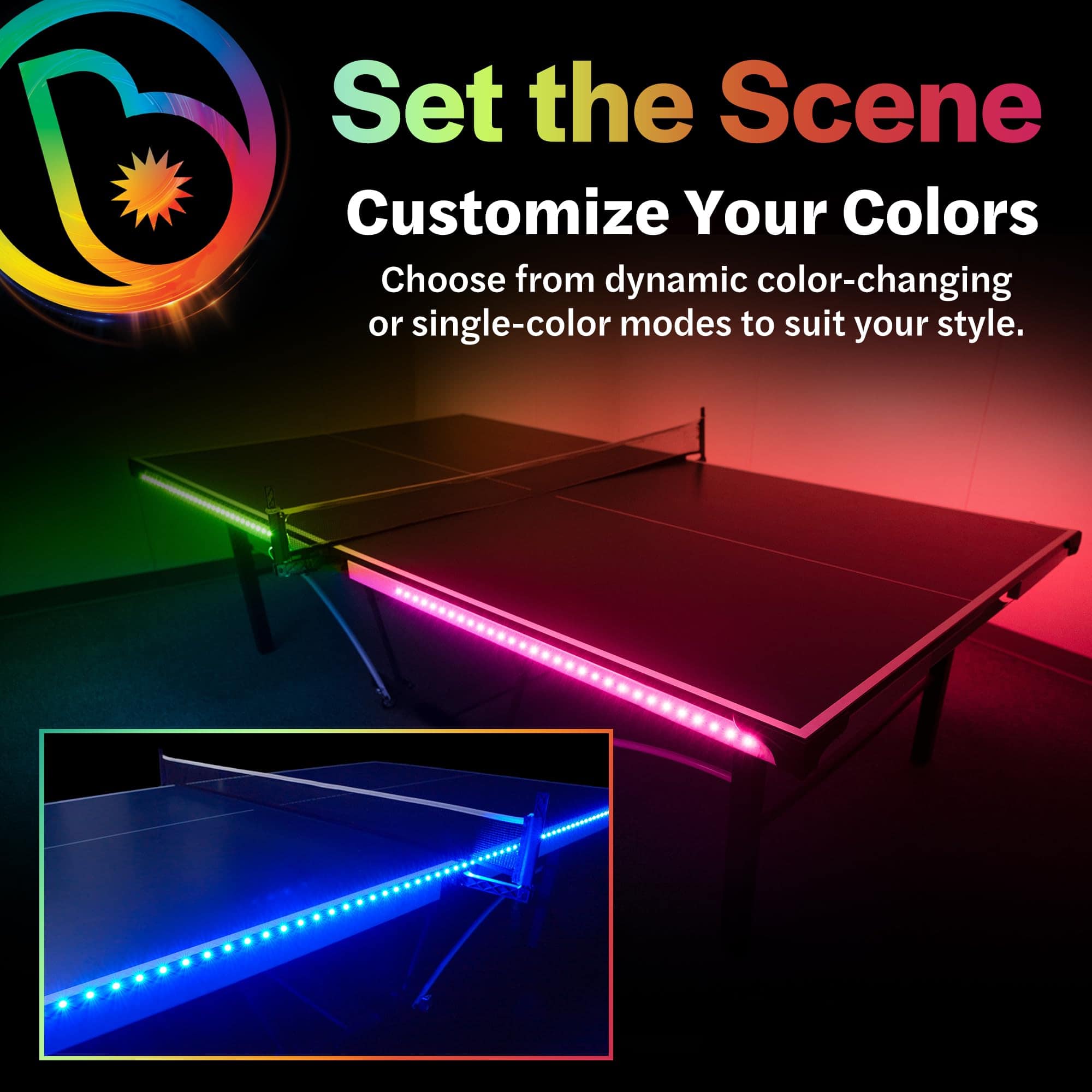 Luz LED para Mesa de Ping Pong Brightz - Accesorios de Ping - Imagen 4