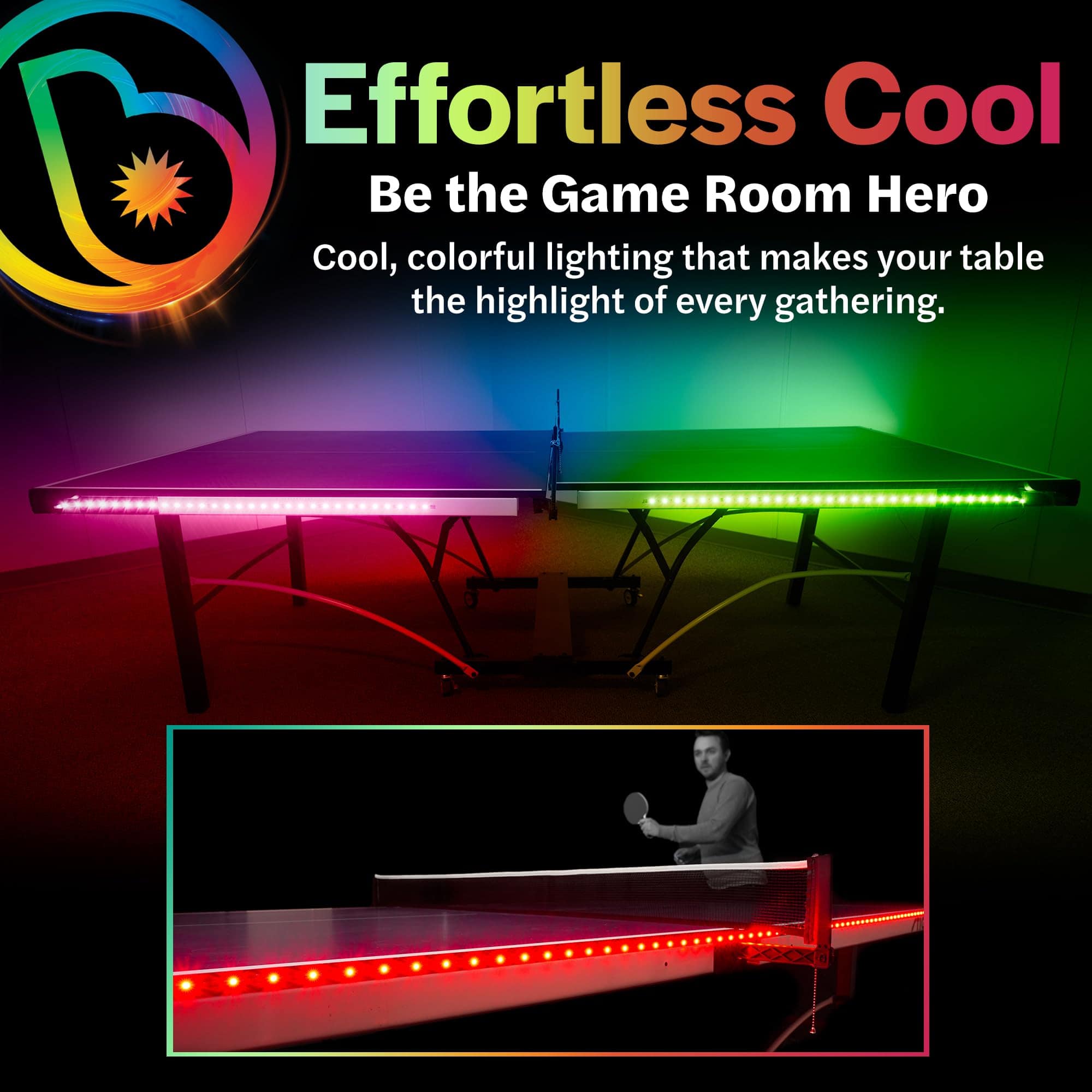 Luz LED para Mesa de Ping Pong Brightz - Accesorios de Ping - Imagen 6