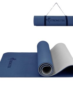 Tapete de Yoga StrongTek de TPE - 8mm de Grosor, 72" x 24",