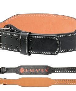 Cinturón de Cuero para Levantamiento de -Negro